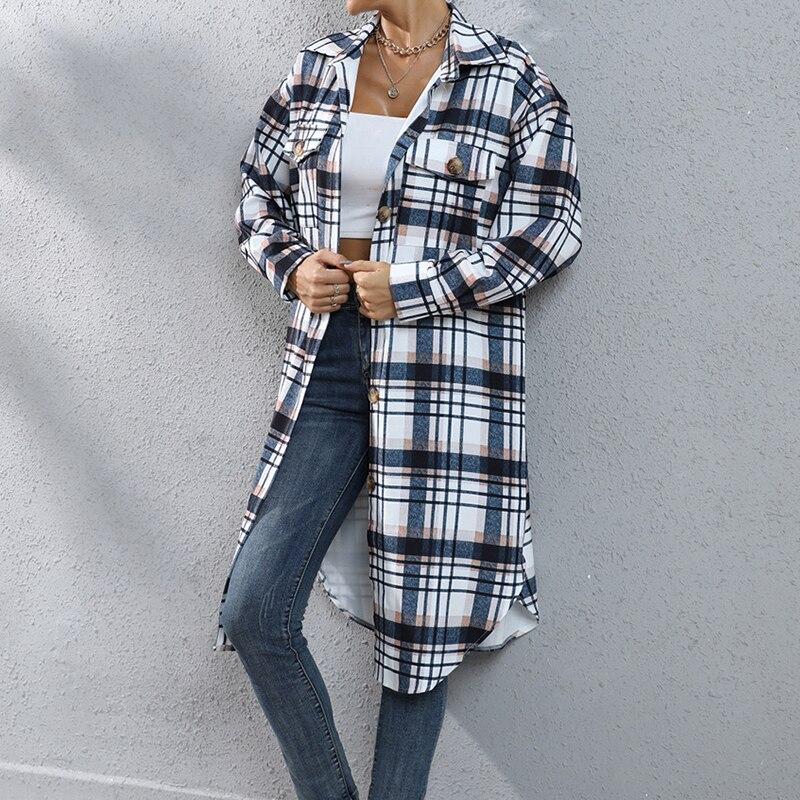 Elegant Women Long Shirts coat