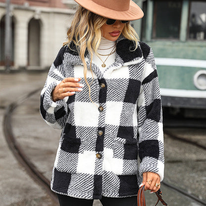 Long Sleeve Mid-Length Plaid