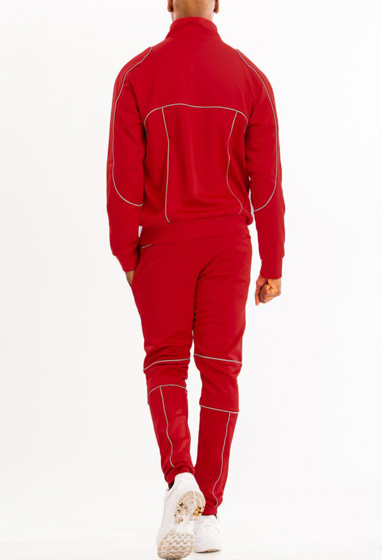 Reflective Piping Track Suit